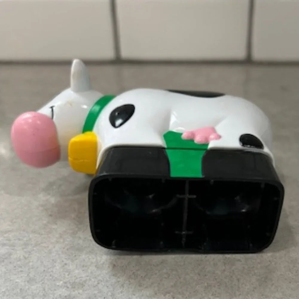 Mega Bloks First Builder Diary Cow Replacement Black and White with Bell